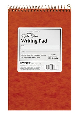 4 Pads per Pack 8.5 x 11.75 Inches 50-Sheet Pad Ampad Heavyweight Writing Pad Ivory 20-011 